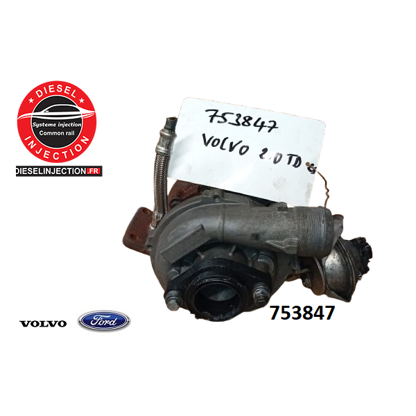 753847 Turbo pour Ford Volvo 2.0 TDCi