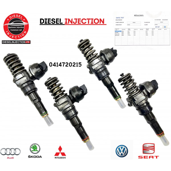 4 x Injecteur pompe BOSCH 0414720265-04147202150414720215, 0414720265, 0414720202, 0414720206, 0414720208/213