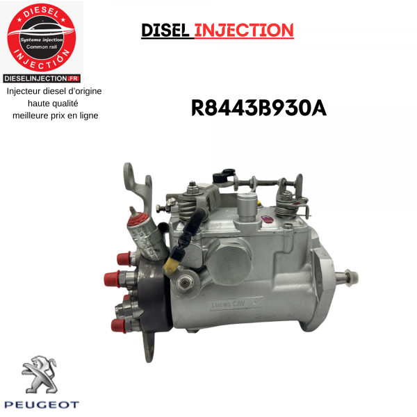 Pompe Injection R8443B930A Delphi Peugeot / Citroen 1.9 D (XUD9)R8443B930A   R8443B931A  R8443B932A