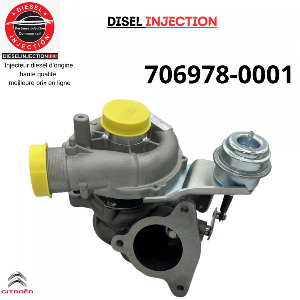 Turbo charger 706978-0001 CITROËN C8 2.0 HDi  neuf adaptable