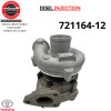 Turbo charger 721164-12  toyota 2.0 D 4D 116 cv  721164-5010S