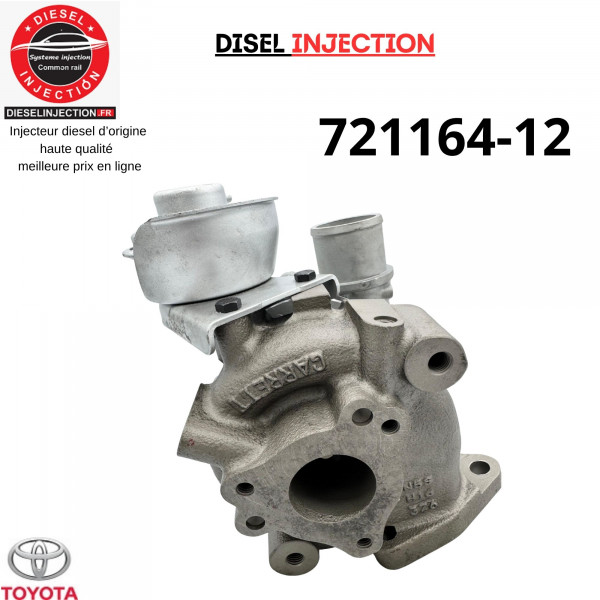 Turbo charger 721164-12  toyota 2.0 D 4D 116 cv  721164-5010S