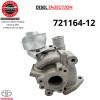 Turbo charger 721164-12  toyota 2.0 D 4D 116 cv  721164-5010S