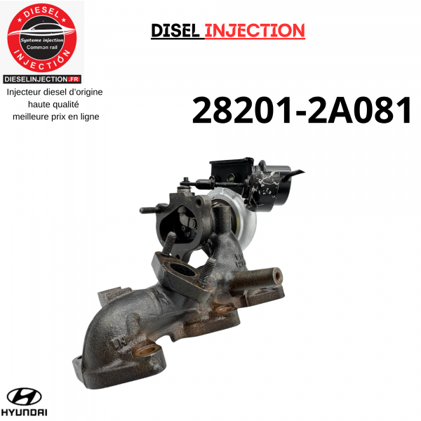 Turbo charger 28201-2A081 Hyundai i20 / Kia Rio 1.1 CRDI 75 hp