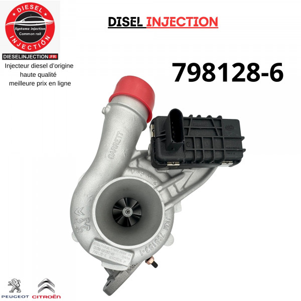 Turbo Citroen Jumper 2.2 HDI 110 130 150 cv, CU3Q6K682BA, CU3Q6K682AB, 9802446680, 9676934380, 798128-2, 798128-4, 798128-6