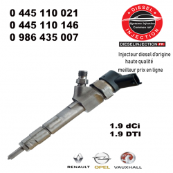 Injecteur BOSCH 0445110146- 04451100210445110021 - 0445110146