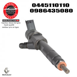 Injecteur BOSCH 0445110110 0986435080 1.9dCi0445110110- 0986435080