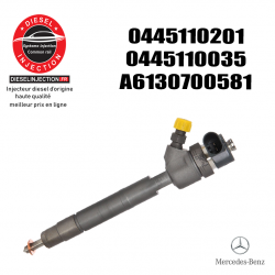 INJECTEUR BOSCH 0445110096 , 0445110201 reconditionné0445110201-0445110035- 0445110096- 0445110202- A6130700581