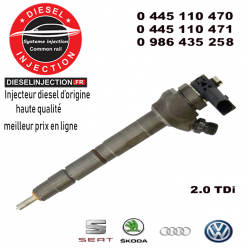 INJECTEUR BOSCH 0445110471  0445110470 2.0 TDI0445110471
