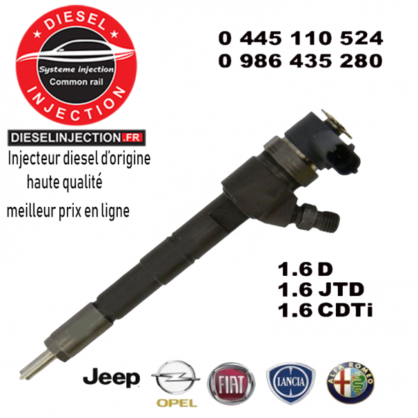 INJECTEUR BOSCH 04451105240445110524