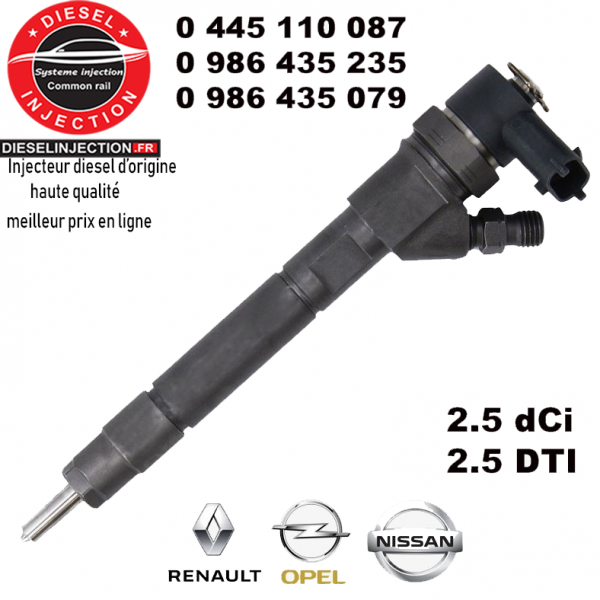 Injecteur BOSCH 04451100870445110087 0986435079 0986435235