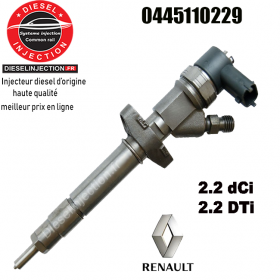 Injecteur BOSCH 0445110229 2L2 DCI 140 CV0445110229