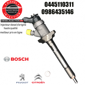 Injecteur BOSCH Peugeot Citroen 1.6 HDi 0445110311 NEUF0445110311- 0986435146