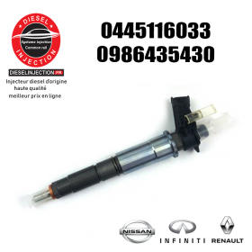 Injecteur Bosch piezzo 0445116033 09864354300445116033- 0986435430