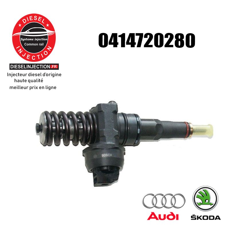 INJECTEUR POMPE BOSCH AUDI SKODA 1.9TDI 0414720280 INJECTEUR POMPE BOSCH AUDI SKODA 1.9TDI 0414720280