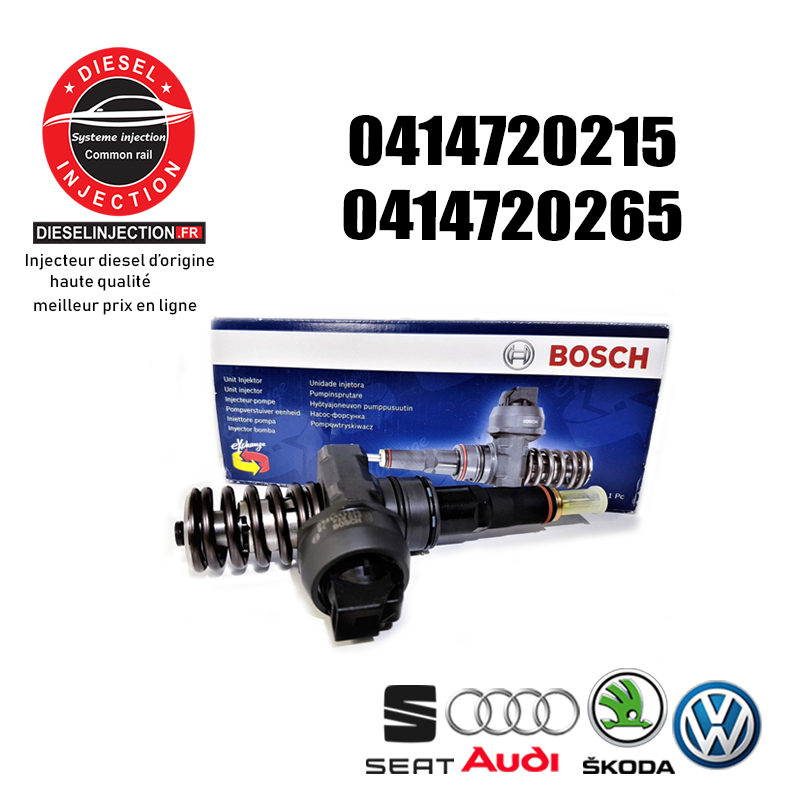Injecteur pompe BOSCH 0414720265 1.9L ou 1.4L0414720265-0414720215
