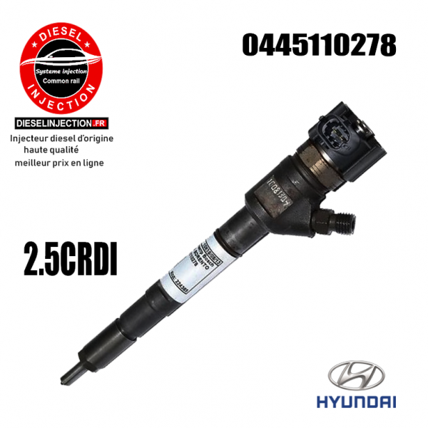 Injecteur BOSCH Hyundai 2.5 CRDi 04451102780445110278