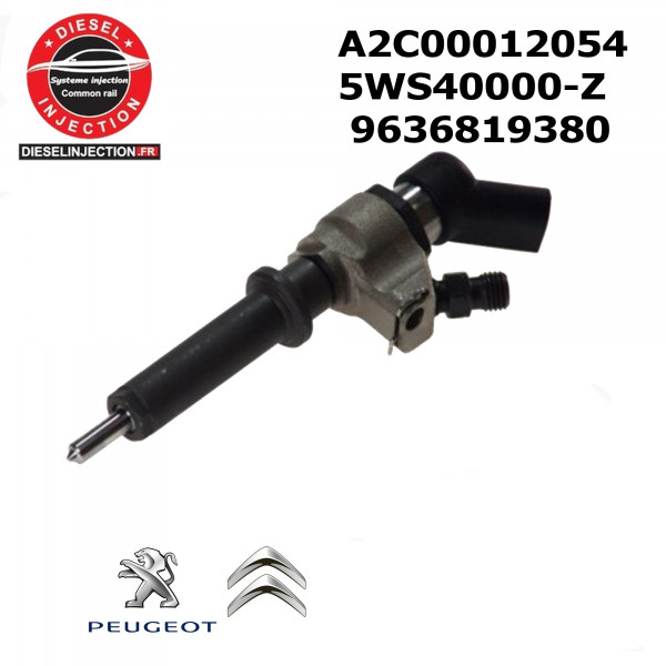 Injecteur SIEMENS VDO 5WS40000-Z - 96368193805WS4000 N- A2C00012054- 9652173680