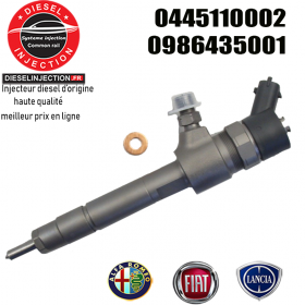 Injecteur BOSCH 0445110002 1.9 et 2.4 JTD0445110002 0986435001