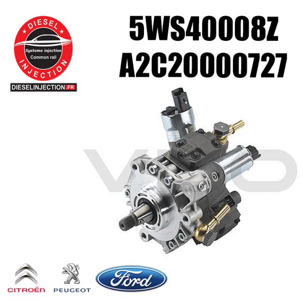 Pompe à haute pression VDO 5WS40008-Z5WS40008Z- 5WS40008- A2C20000727