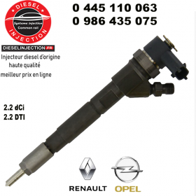 Injecteur BOSCH 0445110063 Neuf0445110063 0986435075