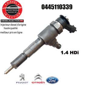 Injecteur Bosch 0445110339 1.4 HDI neuf0445110339