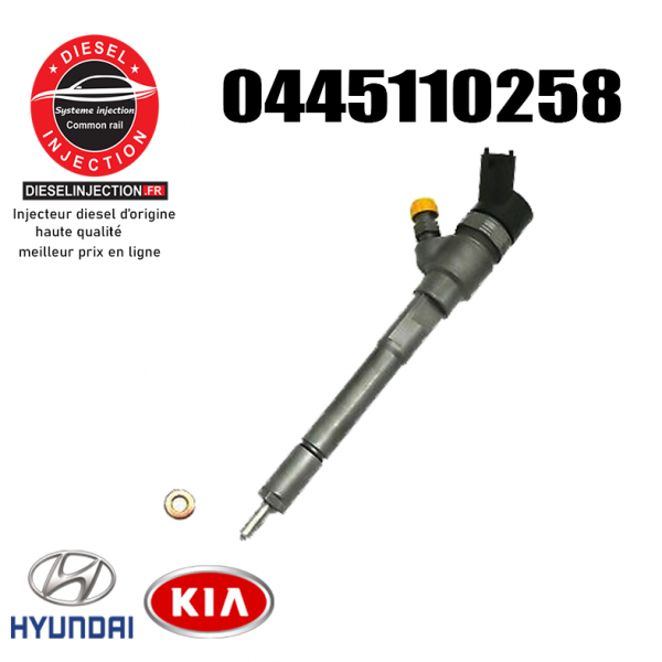 Injecteur Bosch 0445110258 2.0 CRDi0445110258 - 0986435156 - 0445110257