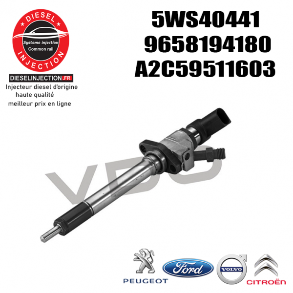 Injecteur SIEMENS-VDO A2C595116035WS40441- A2C59511603