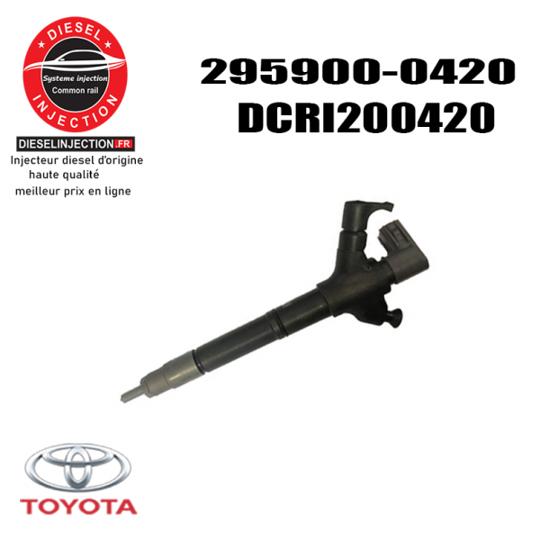 Injecteur diesel  DENSO DCRI200420- 295900-0420 neufDCRI200420 , 295900-0420