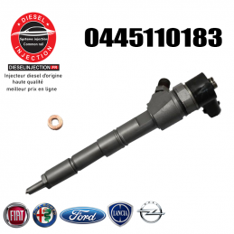 Injecteur Bosch 0445110183 1.3L neuf0445110183 R- 93169115- 0986435102 -55197875-9S519F593BA