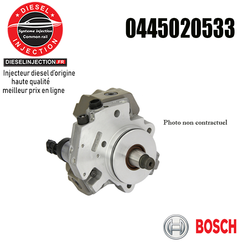 Pompe à haute pression BOSCH 0445020533 Pompe à haute pression BOSCH 0445020533