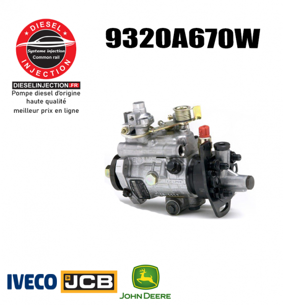 Pompe injection Delphi 9320A670W Neuf9320A670W Neuf