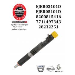 Injecteur DELPHI EJBR03101D- 28232251- EJBR05102D28232251 - EJBR03101D- EJBR05102D