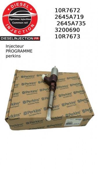 Injecteur PROGRAMME perkins 2645A749 Neuf