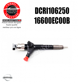 Injecteur Denso DCRI106250- 16600EC00B NISSAN16600EC00B- DCRI106250