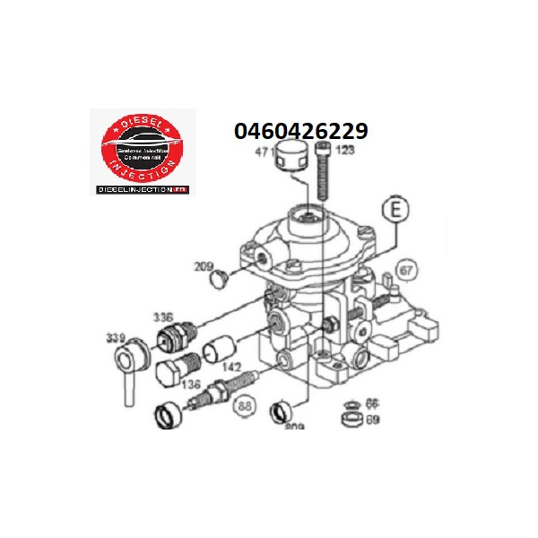 Pompe injection Bosch 04604262290460426229