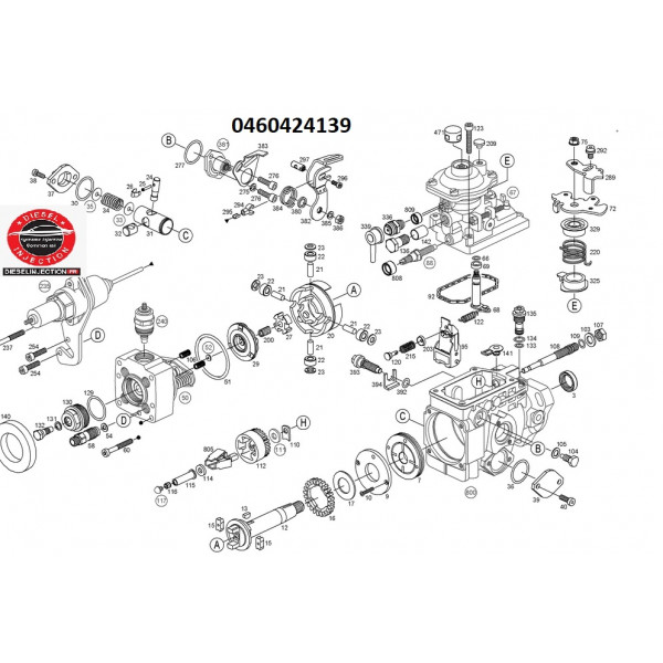 Pompe injection Bosch 04604241390460424139