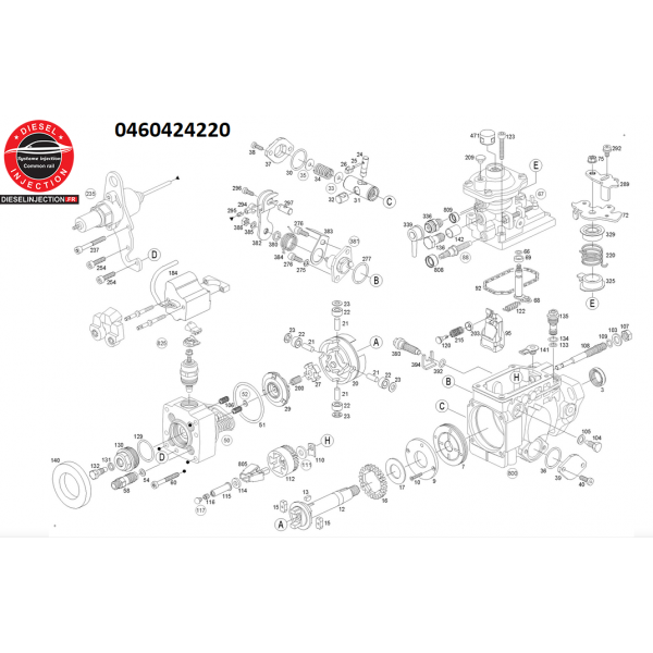 POMPE INJECTION BOSCH 04604242200460424220