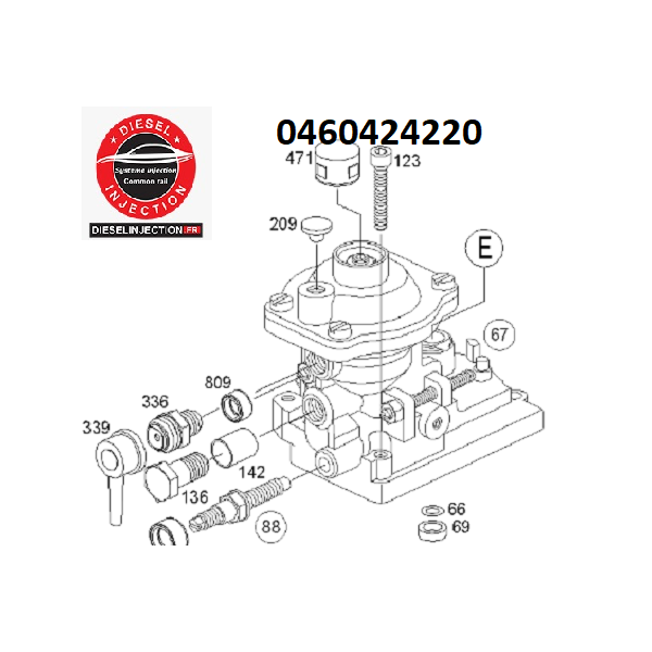 POMPE INJECTION BOSCH 04604242200460424220