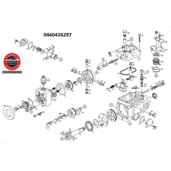 POMPE INJECTION BOSCH 04604262970460426297