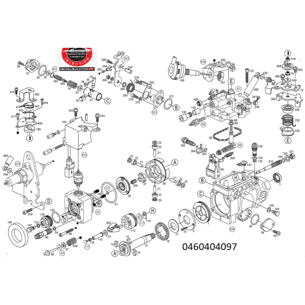 Pompe injection Bosch 04604040970460404097