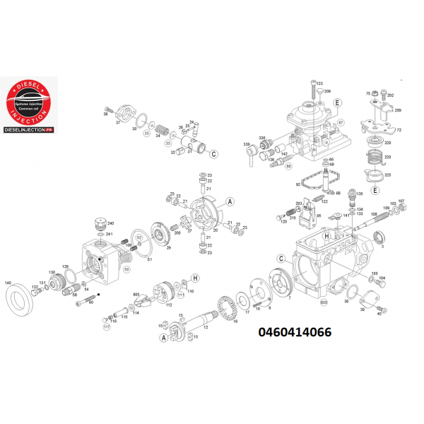 Pompe à injection BOSCH 0460414066