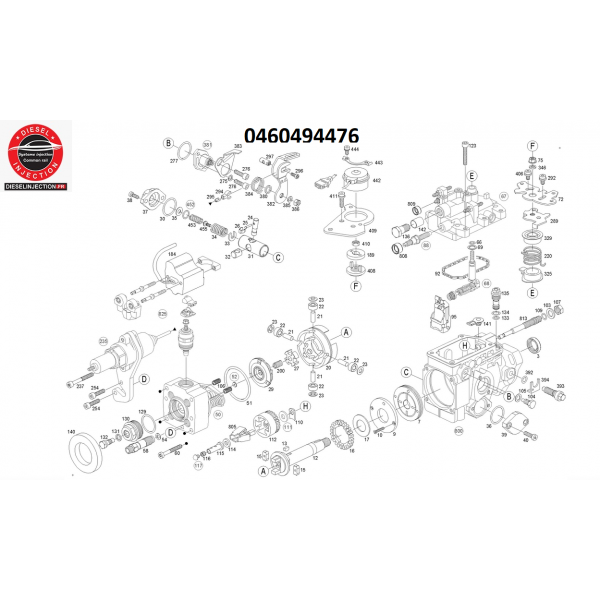 Pompe injection Bosch 04604944710460494476