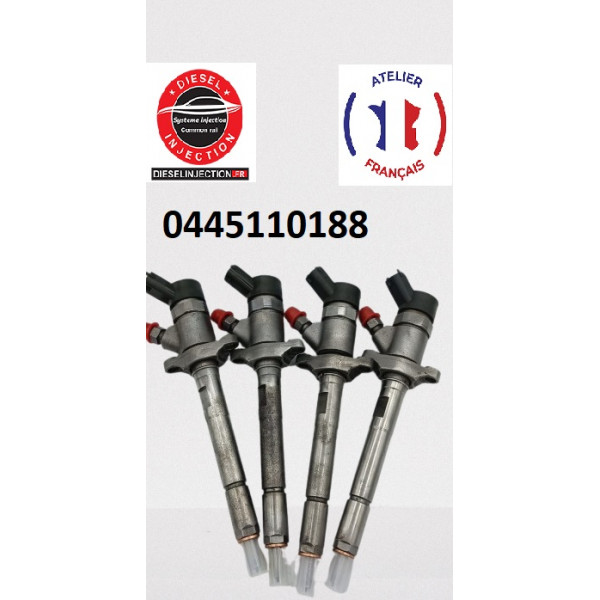 4X Injecteurs bosch 0445110188 0445110136 Occasion